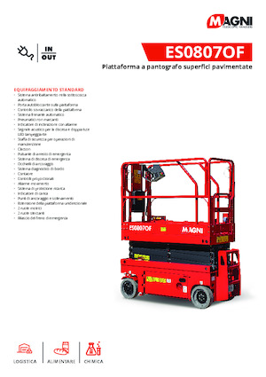 Колесни ножични автовишки MAGNI ES0807OF