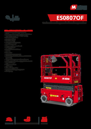 Колесни ножични автовишки MAGNI ES0807OF