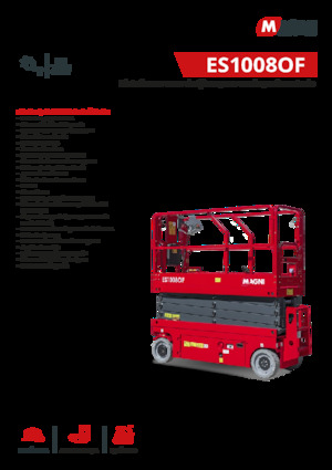 Колесни ножични автовишки MAGNI ES1008OF