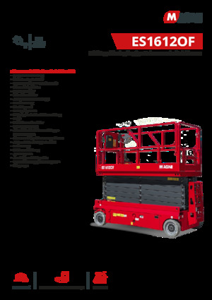 Колесни ножични автовишки MAGNI ES1612OF