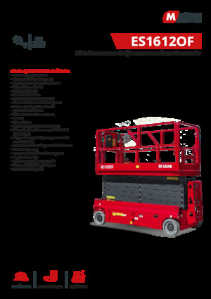 Колесни ножични автовишки MAGNI ES1612OF