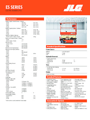 Колесни ножични автовишки JLG ES2632