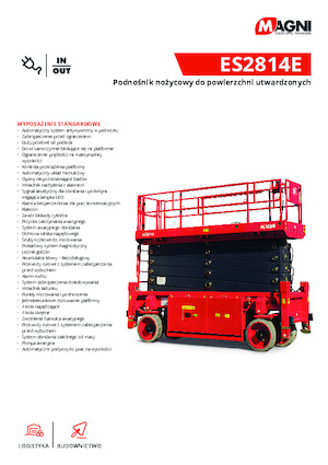 Колесни ножични автовишки MAGNI ES2814E