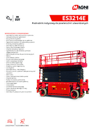 Колесни ножични автовишки MAGNI ES3214E