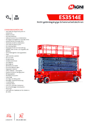 Колесни ножични автовишки MAGNI ES3514E