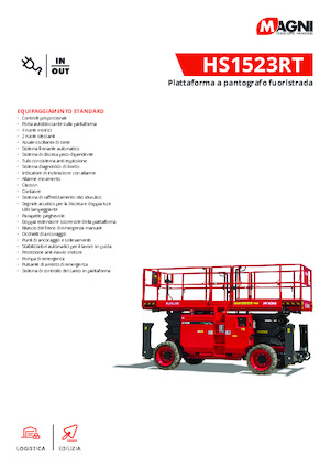 Колесни ножични автовишки MAGNI HS1523RT