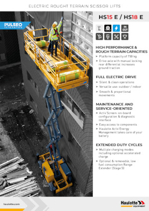 Колесни ножични автовишки Haulotte HS18E