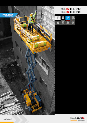 Колесни ножични автовишки Haulotte HS15E PRO