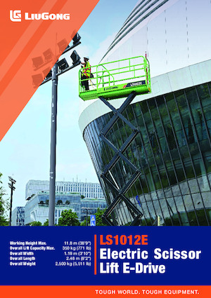 Колесни ножични автовишки Liugong LS1012E