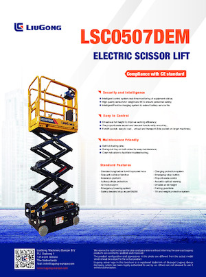 Колесни ножични автовишки Liugong LSC0507DEM
