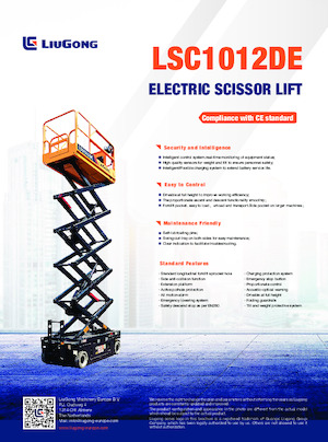 Колесни ножични автовишки Liugong LSC1012DE