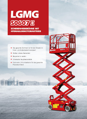 Колесни ножични автовишки LGMG  S0607II