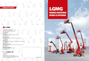 Колесни ножични автовишки LGMG  S0812EII 