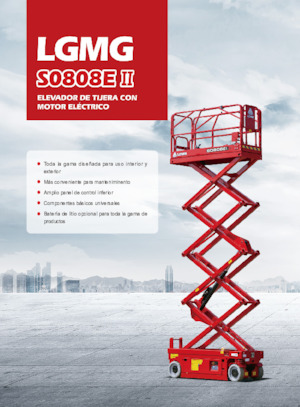 Колесни ножични автовишки LGMG  S0808EII