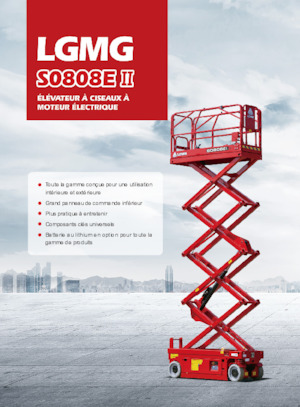 Колесни ножични автовишки LGMG  S0808EII