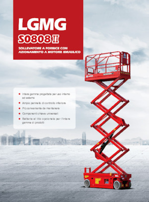 Колесни ножични автовишки LGMG  S0808II