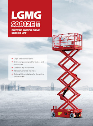 Колесни ножични автовишки LGMG  S0812EII-Li
