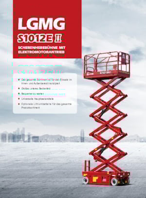 Колесни ножични автовишки LGMG  S1012EII-Li