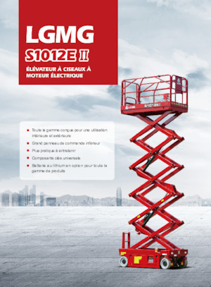 Колесни ножични автовишки LGMG  S1012EII-Li