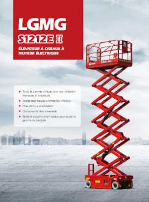 Колесни ножични автовишки LGMG  S1212EII-Li