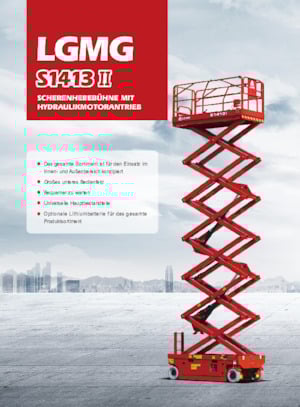 Колесни ножични автовишки LGMG  S1413II-Li