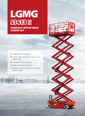 Колесни ножични автовишки LGMG  S1413II-Li