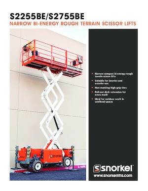 Колесни ножични автовишки Snorkel S2755BE