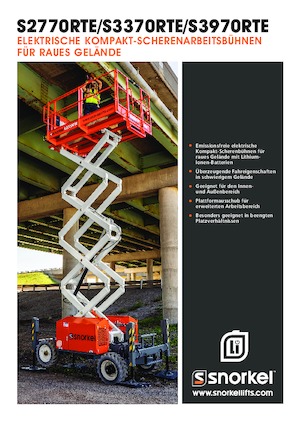 Колесни ножични автовишки Snorkel S3370RTE