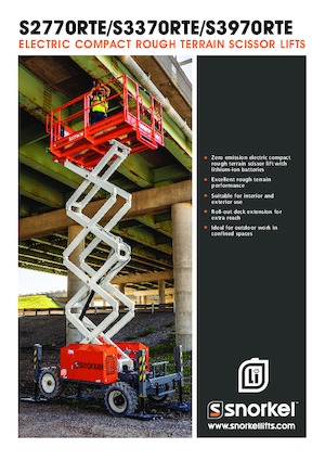 Колесни ножични автовишки Snorkel S3370RTE