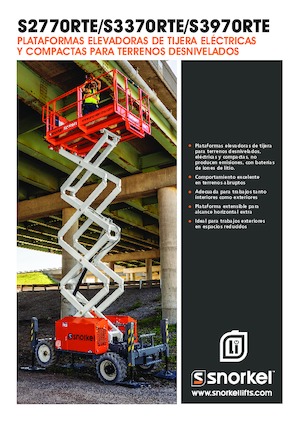 Колесни ножични автовишки Snorkel S3370RTE