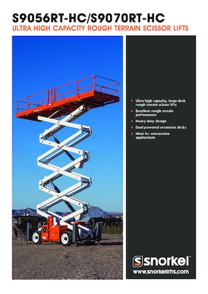 Колесни ножични автовишки Snorkel S9056RT-HC