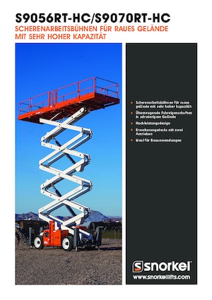 Колесни ножични автовишки Snorkel S9056RT-HC