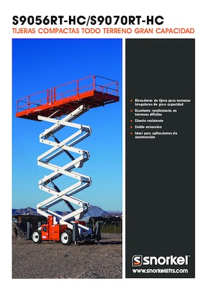 Колесни ножични автовишки Snorkel S9056RT-HC