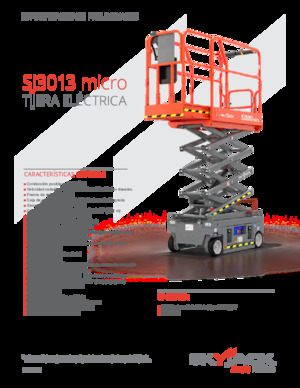 Колесни ножични автовишки Skyjack SJ3013 micro 