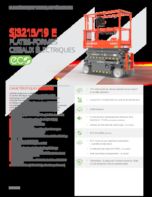 Колесни ножични автовишки Skyjack SJ3215E
