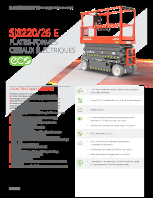 Колесни ножични автовишки Skyjack SJ3226E