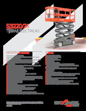 Колесни ножични автовишки Skyjack SJ3226 