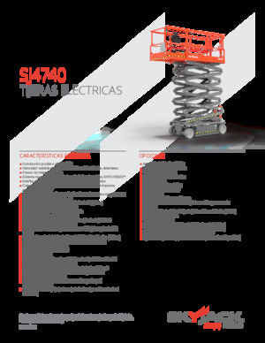 Колесни ножични автовишки Skyjack SJ4740 