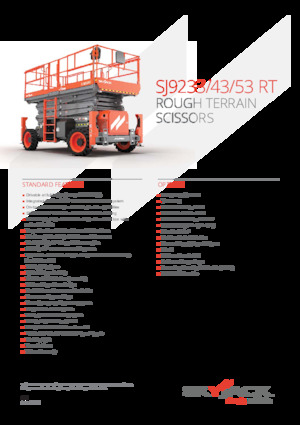 Колесни ножични автовишки Skyjack SJ9233RT