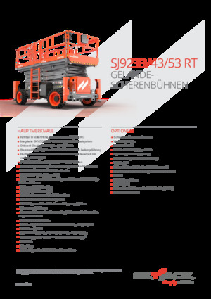 Колесни ножични автовишки Skyjack SJ9233 RT