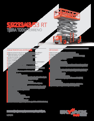 Колесни ножични автовишки Skyjack SJ9233 RT