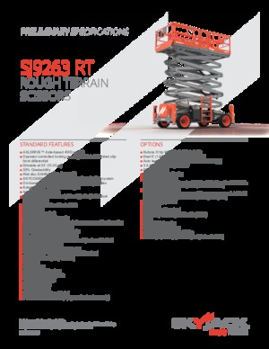 Колесни ножични автовишки Skyjack SJ9664RT 