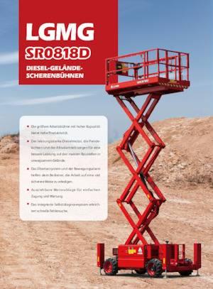 Колесни ножични автовишки LGMG  SR0818D