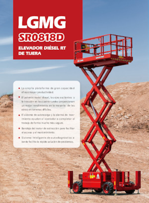Колесни ножични автовишки LGMG  SR0818D