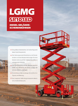 Колесни ножични автовишки LGMG  SR1018D