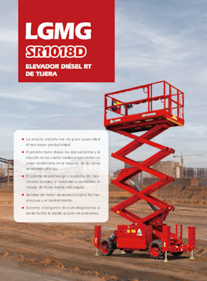 Колесни ножични автовишки LGMG  SR1018D