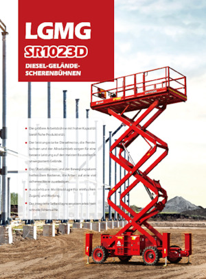 Колесни ножични автовишки LGMG  SR1023D