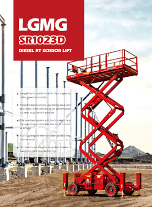 Колесни ножични автовишки LGMG  SR1023D