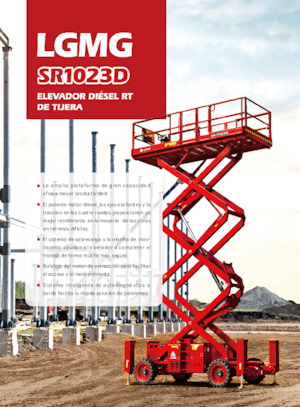 Колесни ножични автовишки LGMG  SR1023D