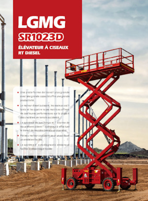 Колесни ножични автовишки LGMG  SR1023D